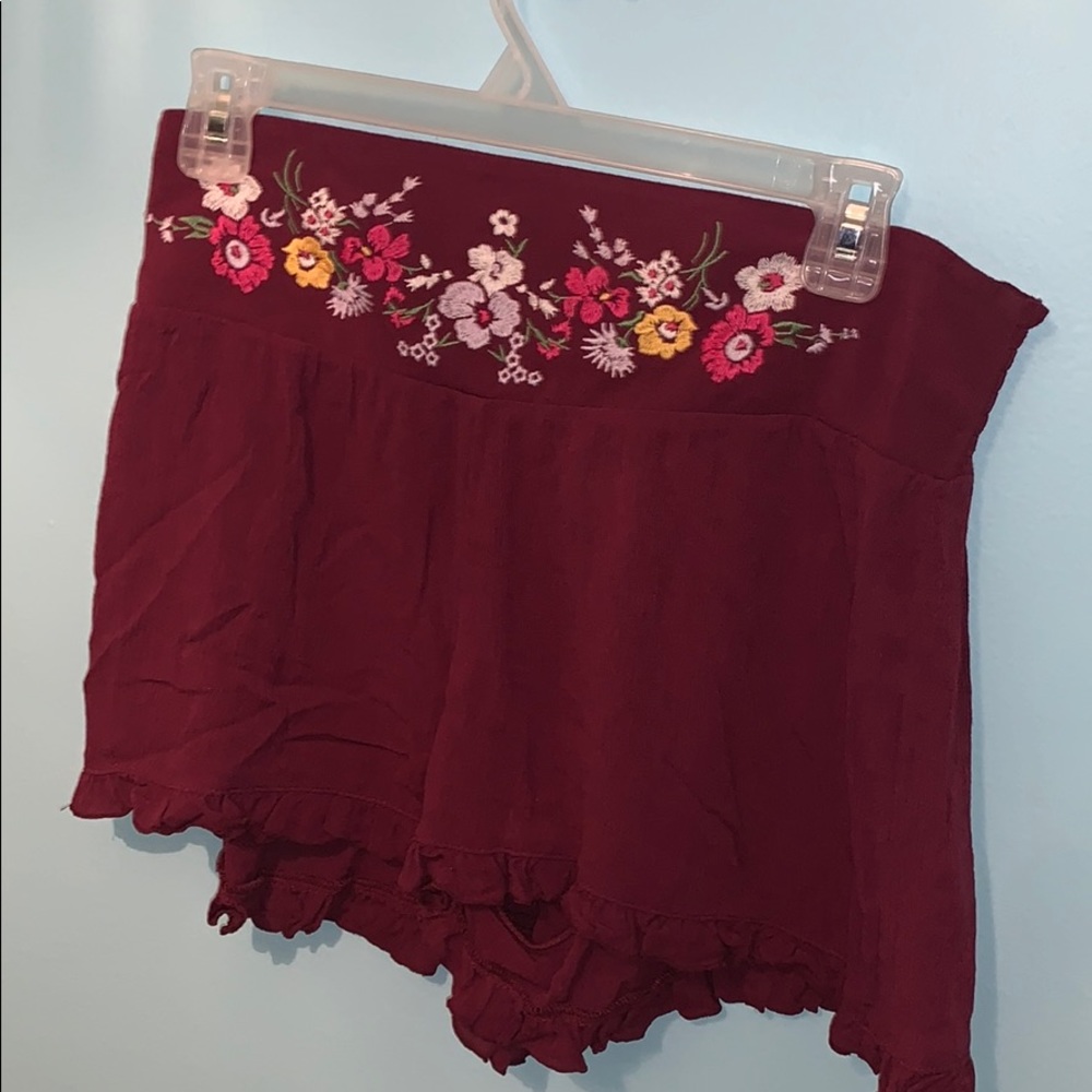 Maroon skirt! Or a set!